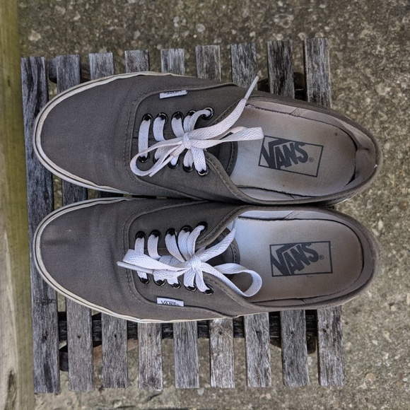 Vans Shoes - Vans Gray Classic Sneakers Size 7.5M or 9W